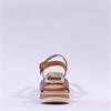 Oh My Sandals Links Platform Wedge - Tan